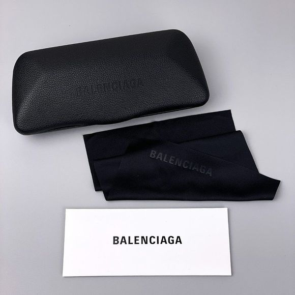 Balenciaga BB0266Sā001 Sunglasses Black Grey Rectangle Unisex - Picture 12 of 12